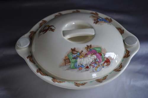 Royal Doulton Bunnykins Lidded Food Warmer