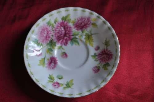 Royal Albert Flower Of The Month November "Chrysanthemum" Trio
