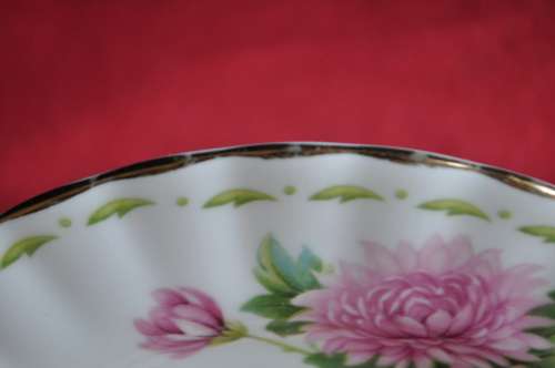 Royal Albert Flower Of The Month November "Chrysanthemum" Trio