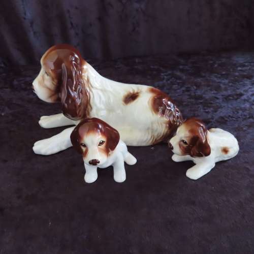 SylvaC Set Of Three Spaniels # 114
