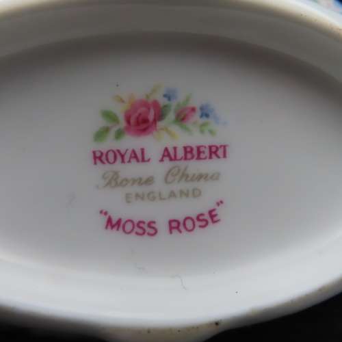 Royal Albert Moss Rose Oval Mustard Dish