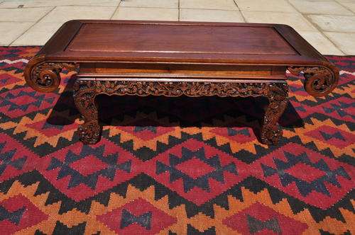 Chinese Style Carved Low Coffee Table  ------    Collections Only!!!!