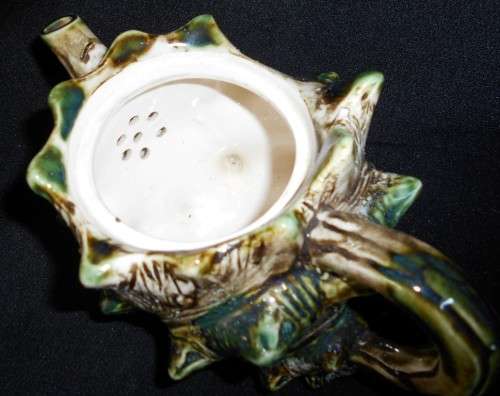 Vintage Majolica Seashell 13 Piece Tea Set