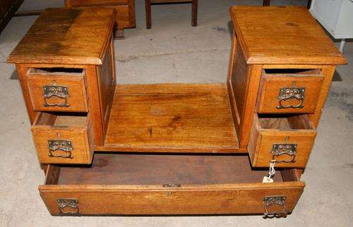 Teak Spook Spiel 5 Drawer Dressing Table