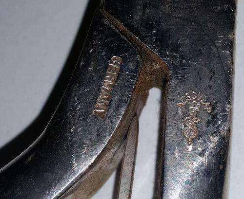 Vintage Steel Aesculap Triangle Shaped Ear Marking Pliers