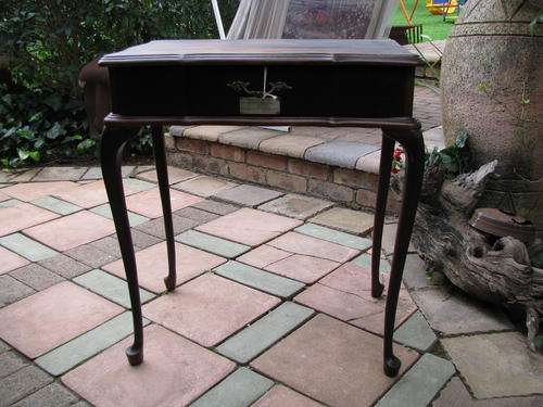IMBUIA ONE DRAWER PEDESTAL/TABLE