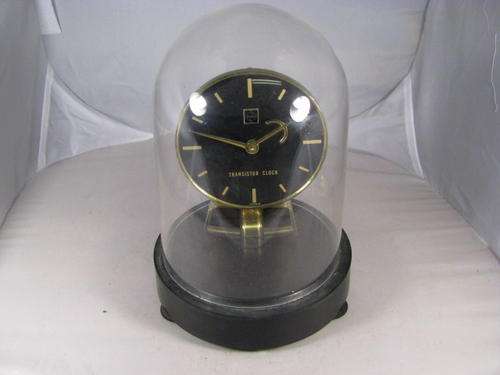 NATIONAL TRANSISTOR GLASS DOME CLOCK@@@CRAZY R1 START