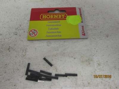 HO/OO SCALE : HORNBY/LIMA INSULATING FISH PLATES x12 - LOT 440J