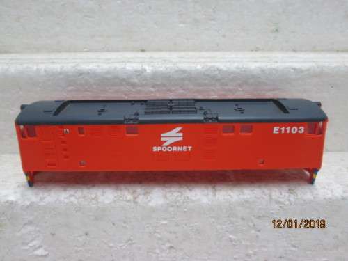HO SCALE : SAR CLASS 5E ELECTRIC LOCO BODY (SPOORNET) - LOT 917Q