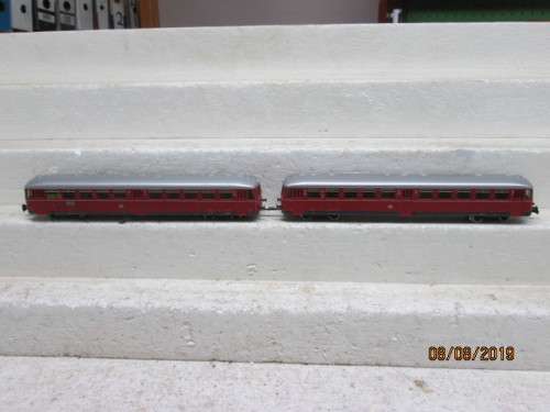 REDUCED TO CLEAR : HO SCALE : MARKLIN : RAIL BUS LOCOMOTIVE SET (BOXED) - LOT 155X
