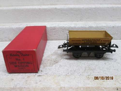 O SCALE : HORNBY SIDE TIPPING WAGON (BOXED) - LOT 905X