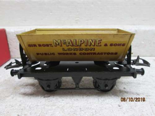 O SCALE : HORNBY SIDE TIPPING WAGON (BOXED) - LOT 905X