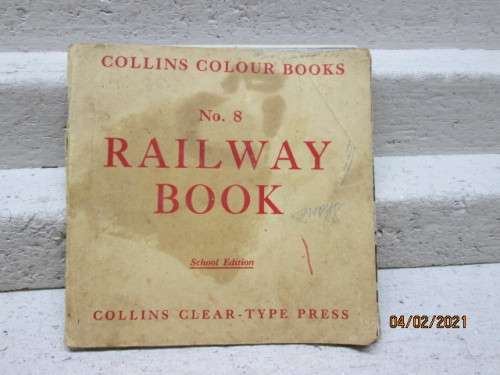 SOFT COVER BOOK : COLLINS NO 8 :  RAILWAY BOOK