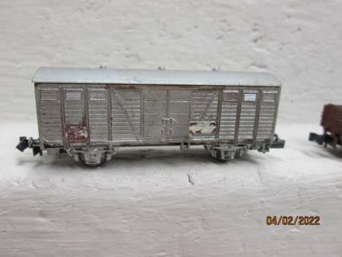 N SCALE : TRIX : X3 GOODS WAGONS - SAR - BOXED