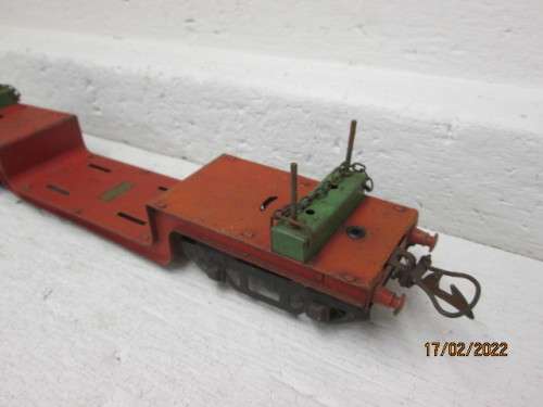 O SCALE : HORNBY : LOW WELL GOODS WAGON