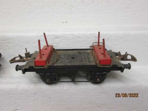 O SCALE :  HORNBY : SHORT GOODS WAGONS - X4