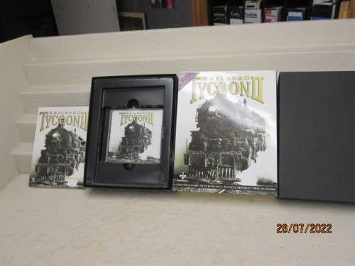 GAME : RAILROAD TYCOON II - RAILWAY GAME - BOXED