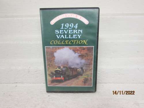 VHS TAPE - PRESERVED STEAM ON VIDEO - 1994 - SEVERN VALLEY COLLECTION