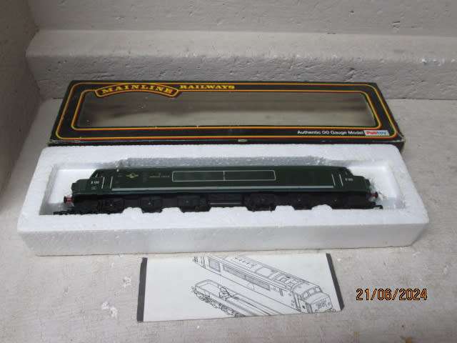 OO SCALE - MAINLINE - COCO GREEN DIESEL LOCOMOTIVE - BOXED