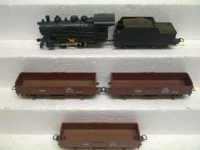 SAR LIMA HO - 0-4-0 STEAM AND X3 ES COAL WAGONS