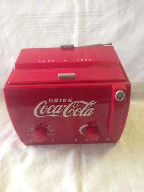 Coca-Cola cooler radio