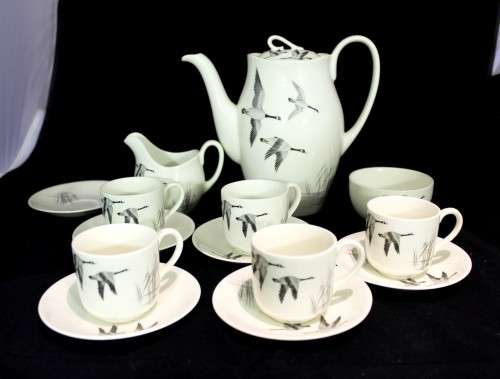 Johnson Bros - tea set - flying ducks