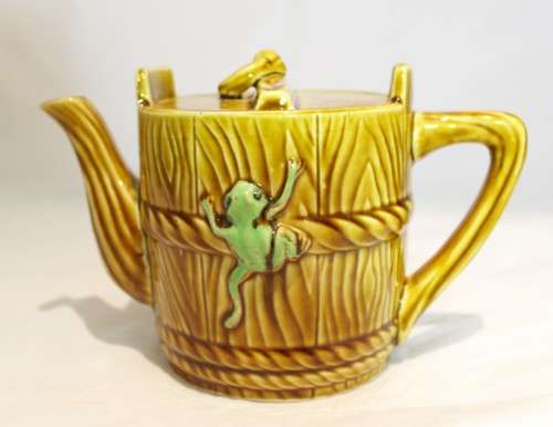 Character tea pot, milk jug and sugar pot