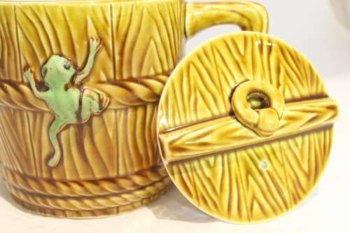 Character tea pot, milk jug and sugar pot