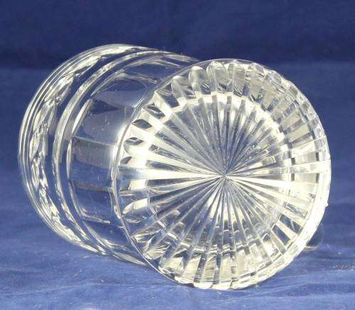 Cut glass beer mug