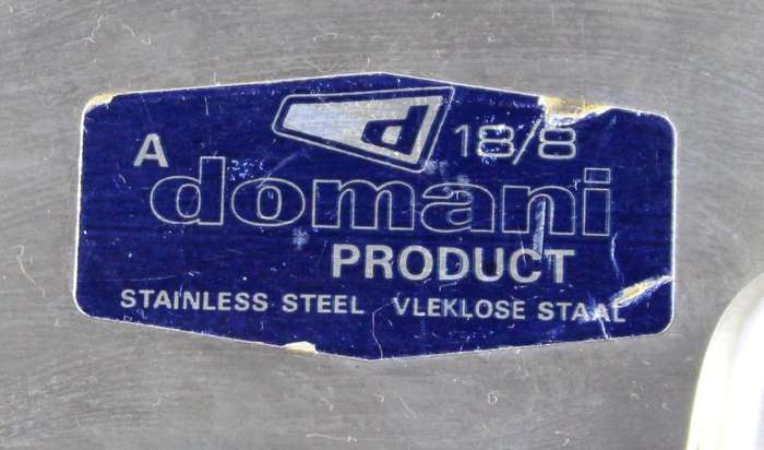 Stainless steel - butter dish & lid