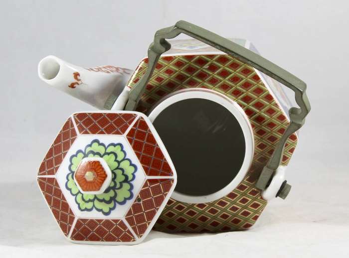 Dolphin china - Enchantment Japan - Tea pot with stove and burner