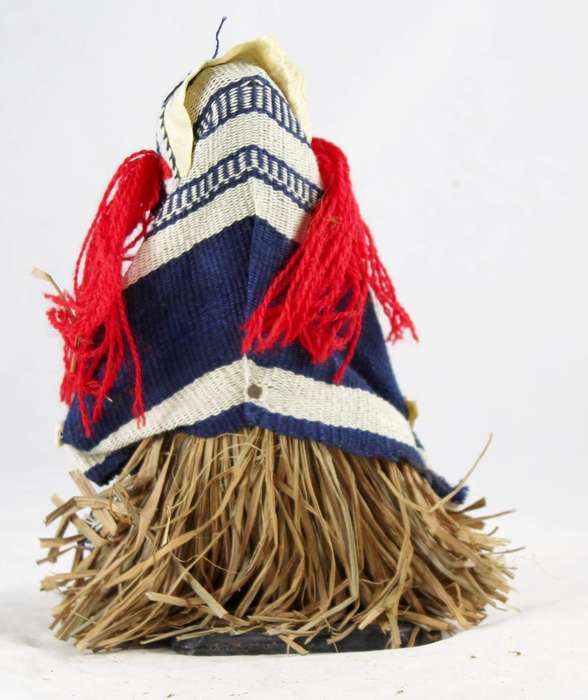 Dan Tribe - masked wooden figurine - Ivory Coast