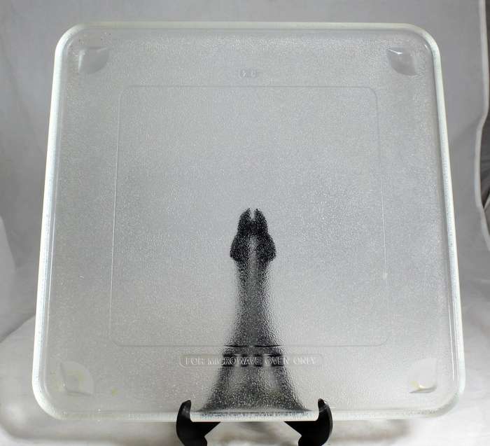 Microwave square plate