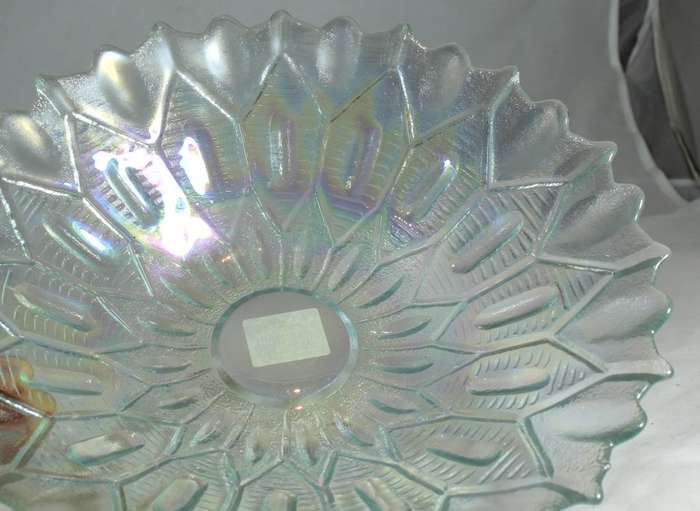 Rosalinda Lustre glass fruit bowl