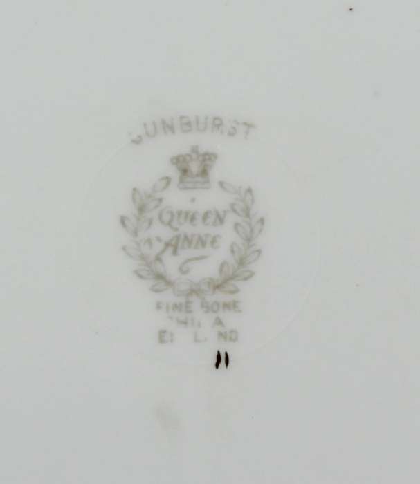Queen Anne - Sunburst - side plate