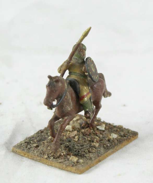 Lead figurine - Arabian horseback warrior