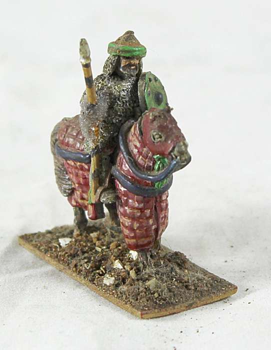 Lead figurine - Eastern horseback warrior