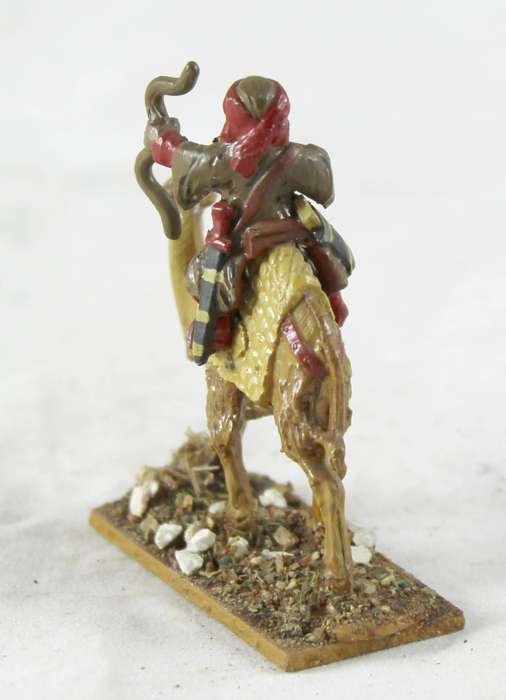 Lead figurine - Arabian camelback archer warrior