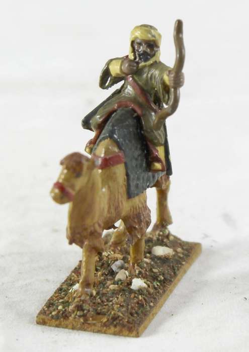 Lead figurine - Arabian camelback archer warrior