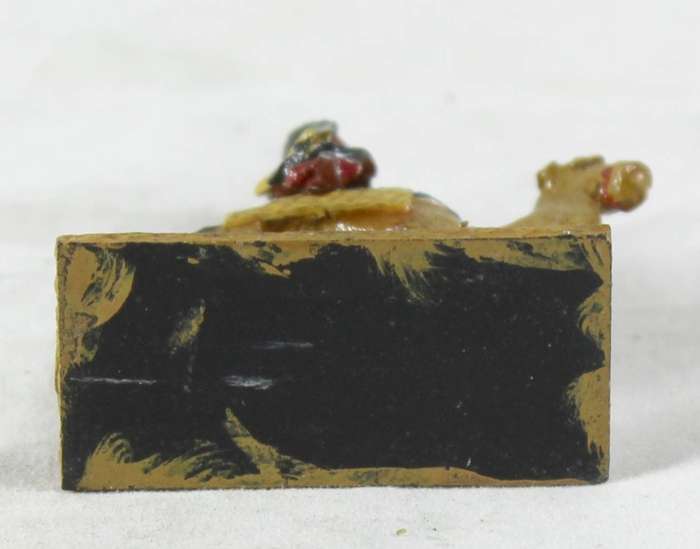 Lead figurine - Arabian camelback archer warrior