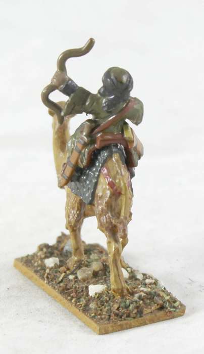 Lead figurine - Arabian camelback archer warrior