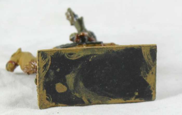 Lead figurine - Arabian camelback archer warrior