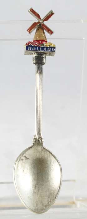 Souvenir Teaspoon - Holland Windmill - Beautiful!