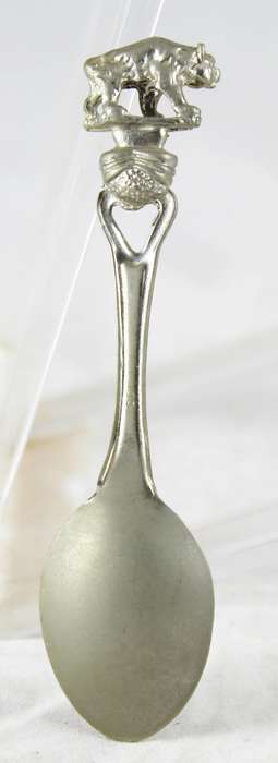 Souvenir teaspoon - California - bear