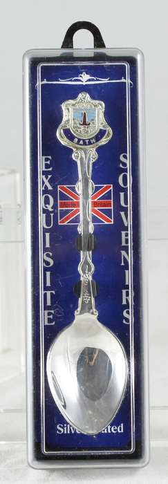Souvenir spoon - Bath silver plated