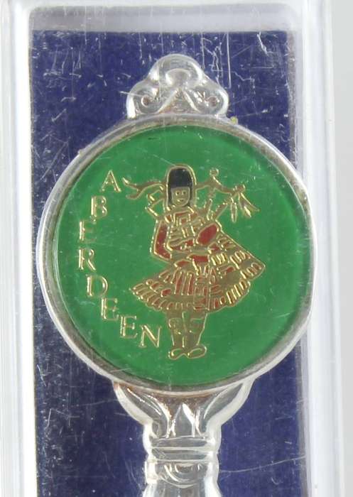 Souvenir spoon - Aberdeen silver plated