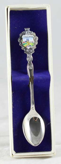 Souvenir spoon - Maria Taferl silver plated