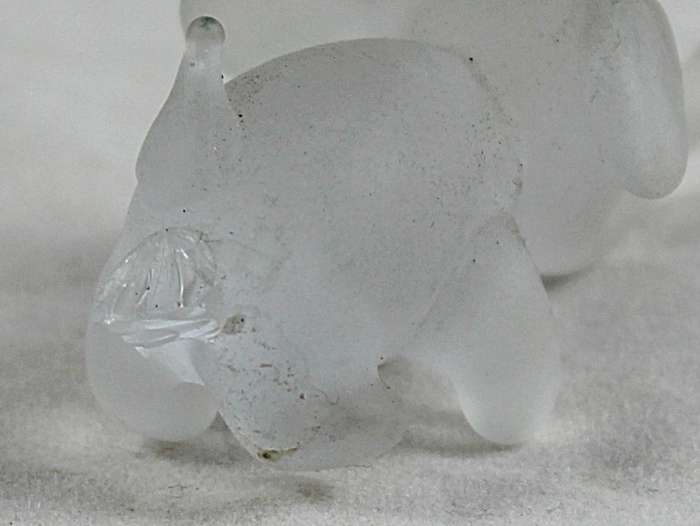 Glass - Family Of Elephants - Beautiful! - Bid Now!!!