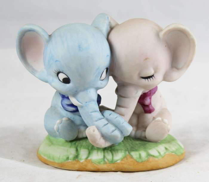 Pair of baby elephants