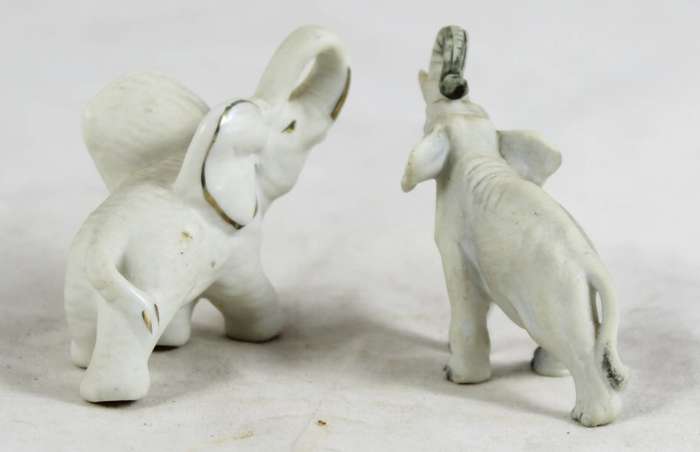 Pair of white elephants